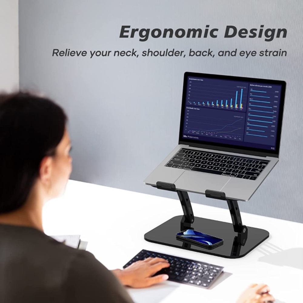 Acrylic laptop stand